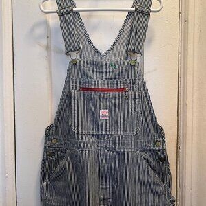 Pointer Hickory Stripe High Back Overalls
